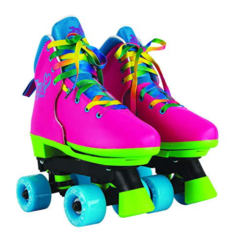 Roller Skates for Women Men Beginners Double-Row 4 Wheels Skate Shoes Creative Graffiti Pattern High Top Roller Boots for Indoor Outdoor 